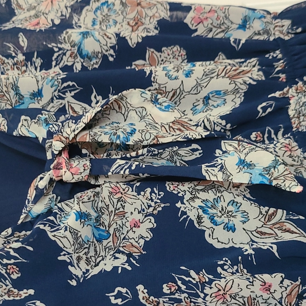 As U Wish long maxi blue floral dress - Picture 5 of 11
